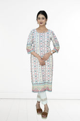 Hakoba - 2 Side Cut Kurti - Only Kurti