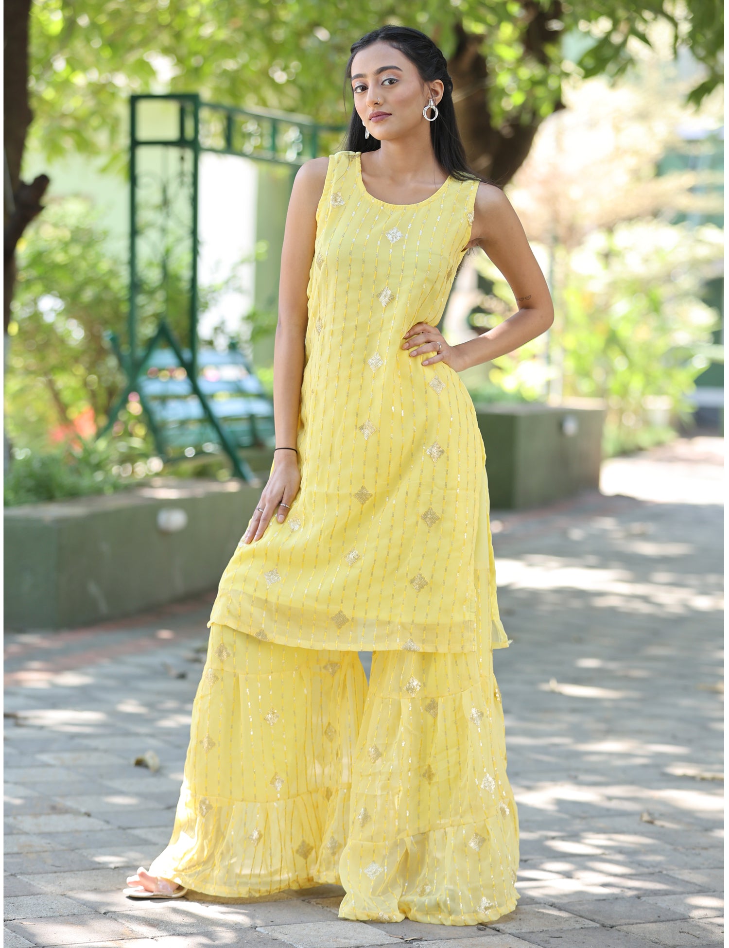 Royal sequins Georget readymade sharer suit