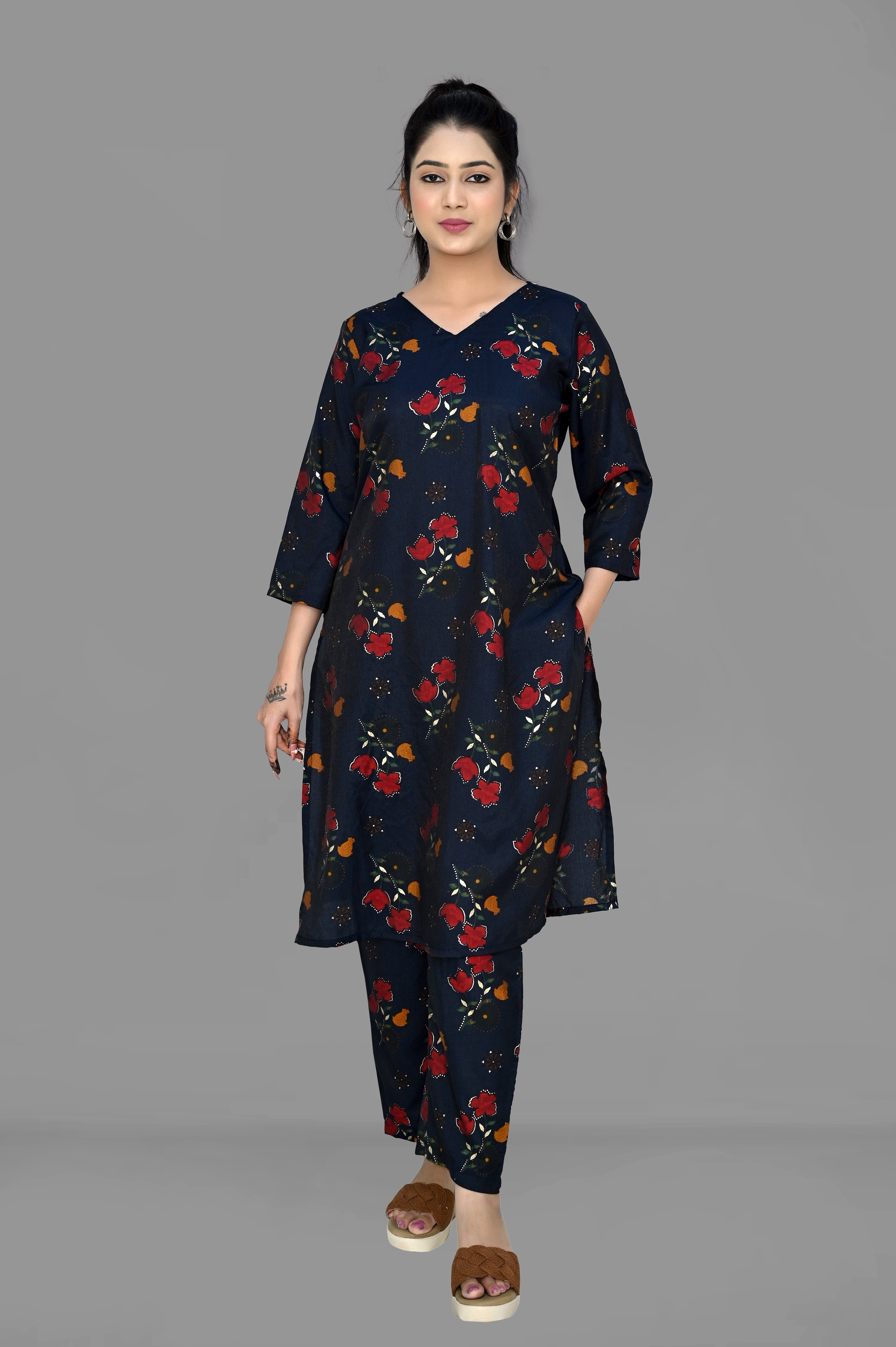 Co-ord Set - Muslin Kurti Pant