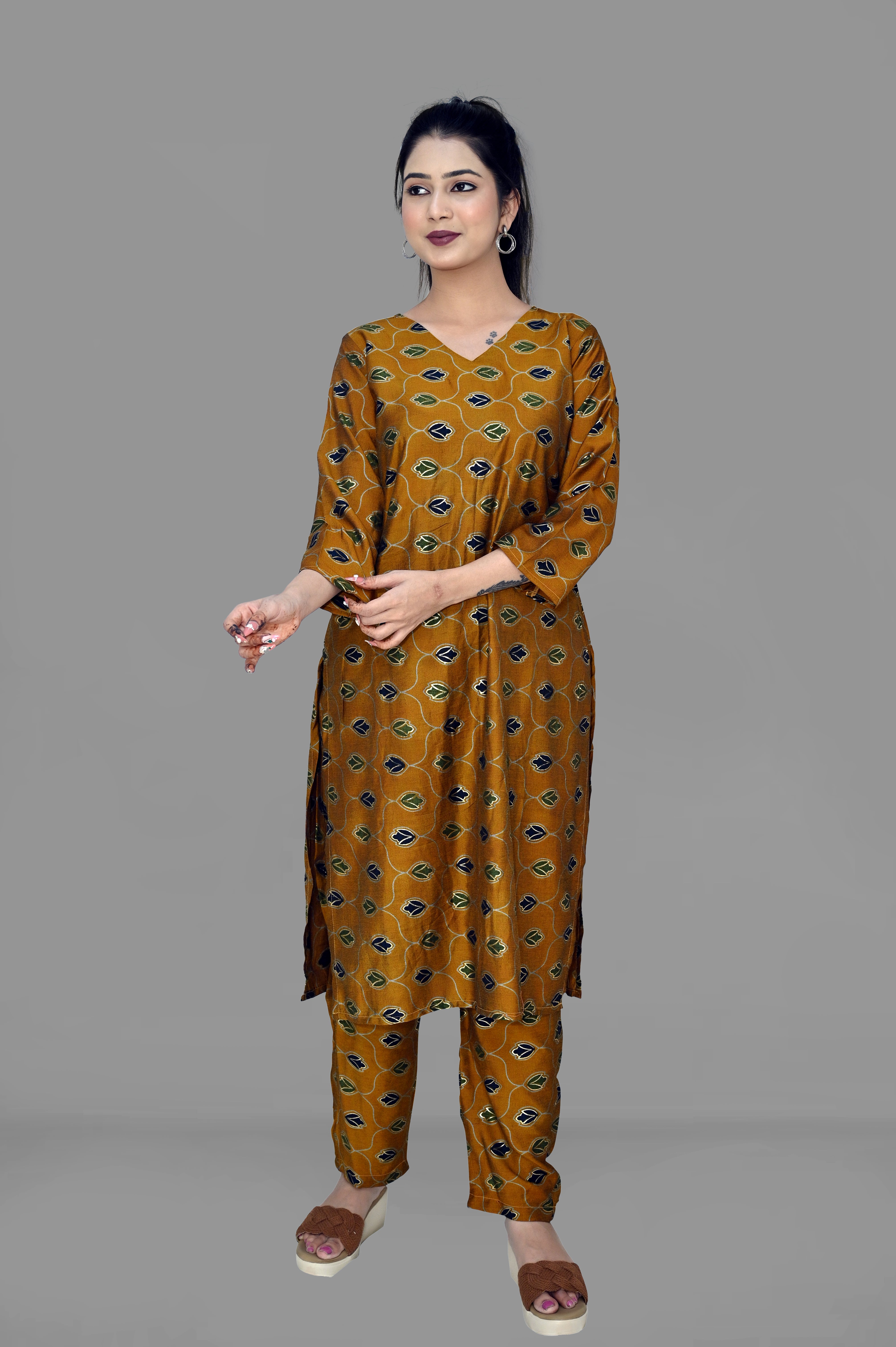 Co-ord Set - Muslin Kurti Pant