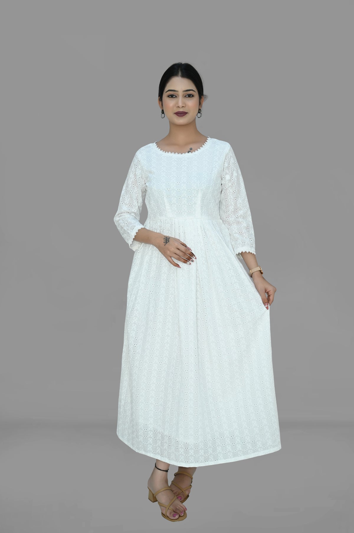 One Piece Boat Neck - White