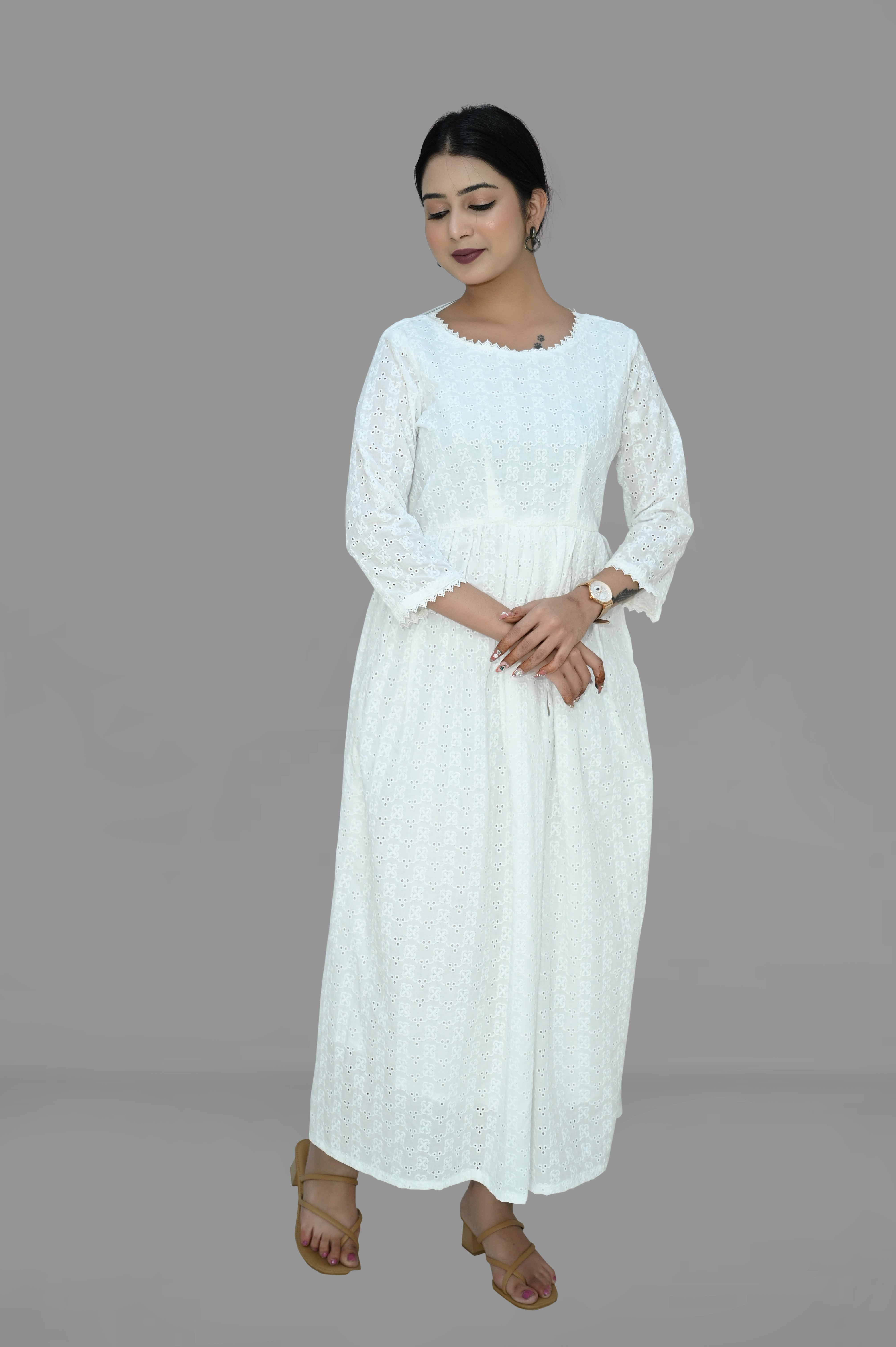One Piece Boat Neck - White