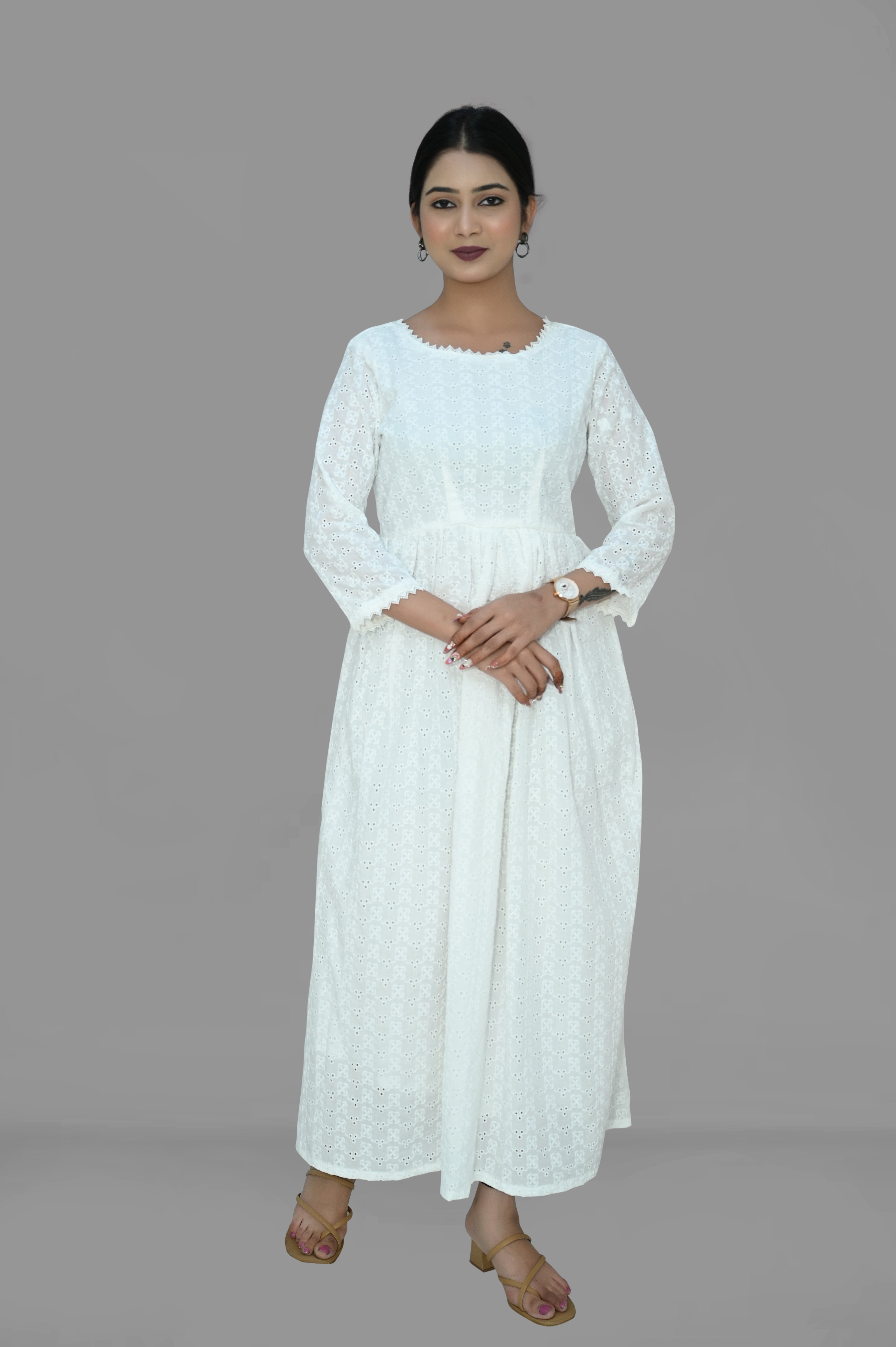 One Piece Boat Neck - White