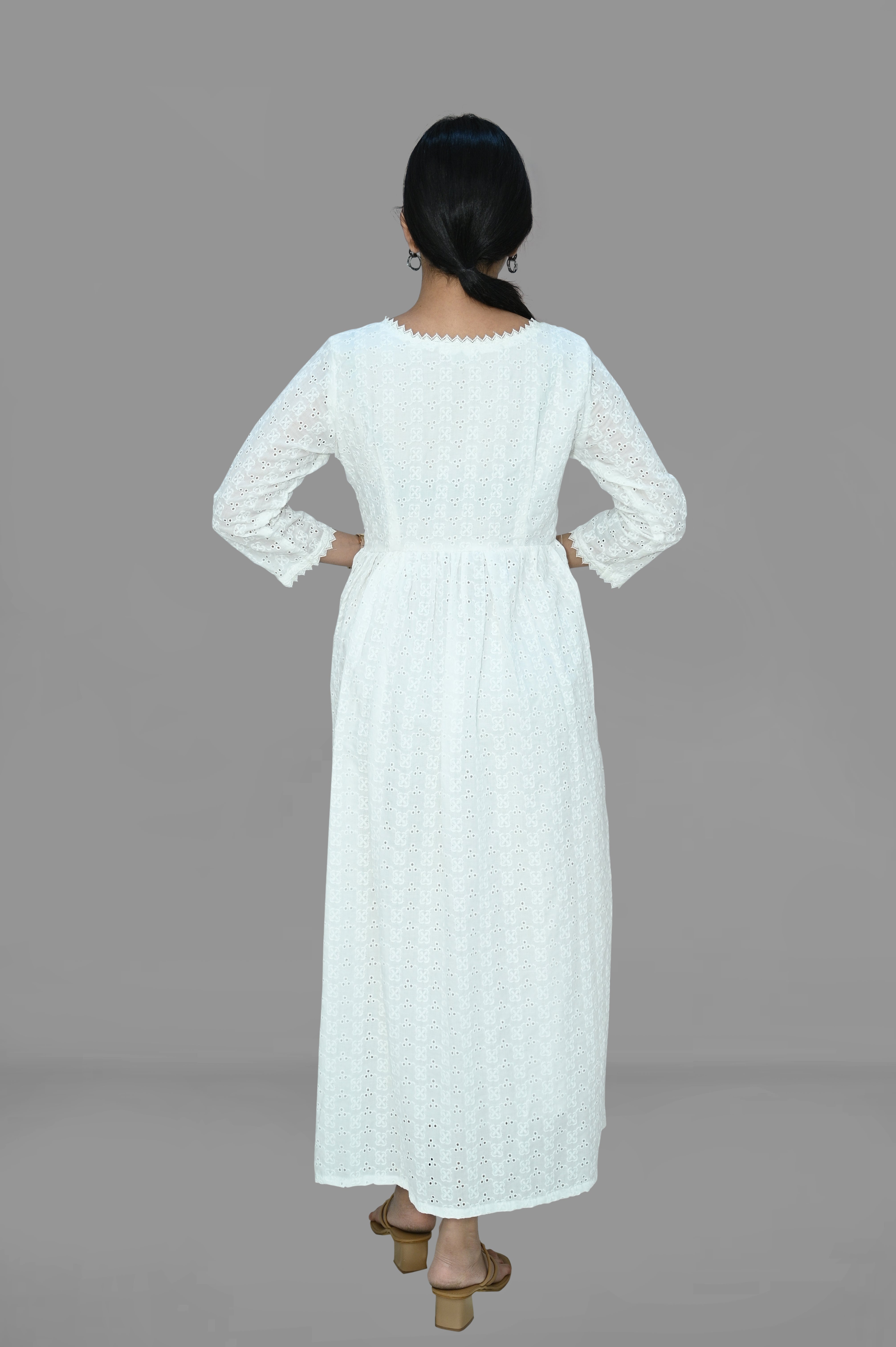 One Piece Boat Neck - White